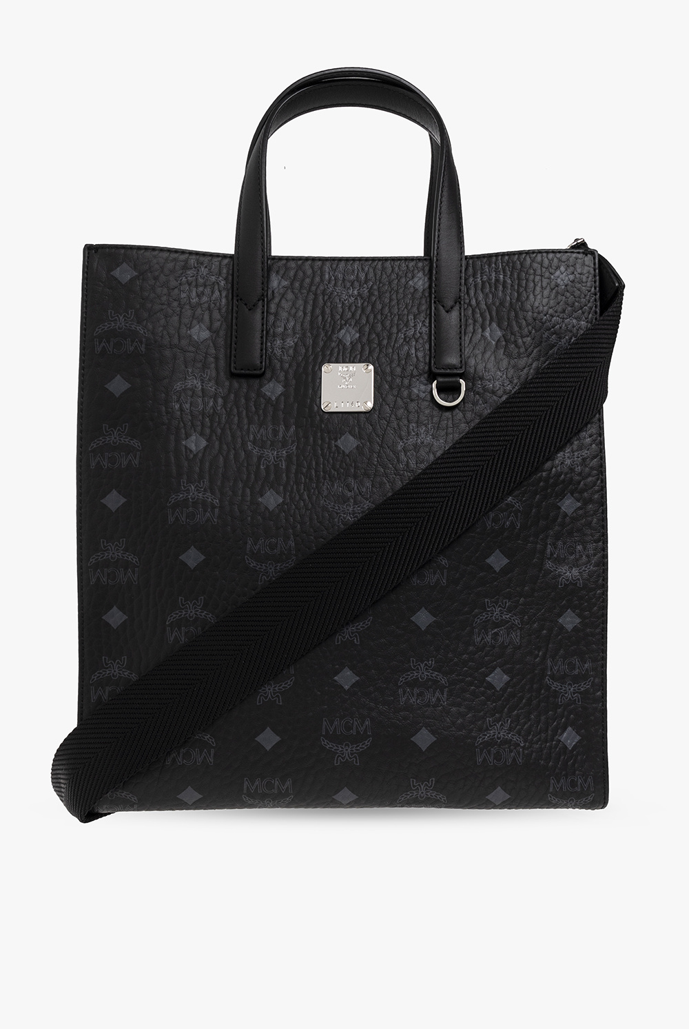 Mcm small shop shopper tote